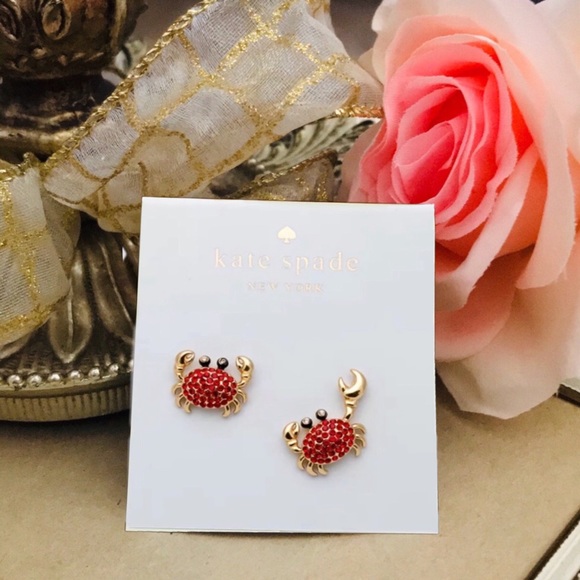 KATE SPADE • Shore Thing Crab Earrings 🔍 Crab - Picture 9 of 11
